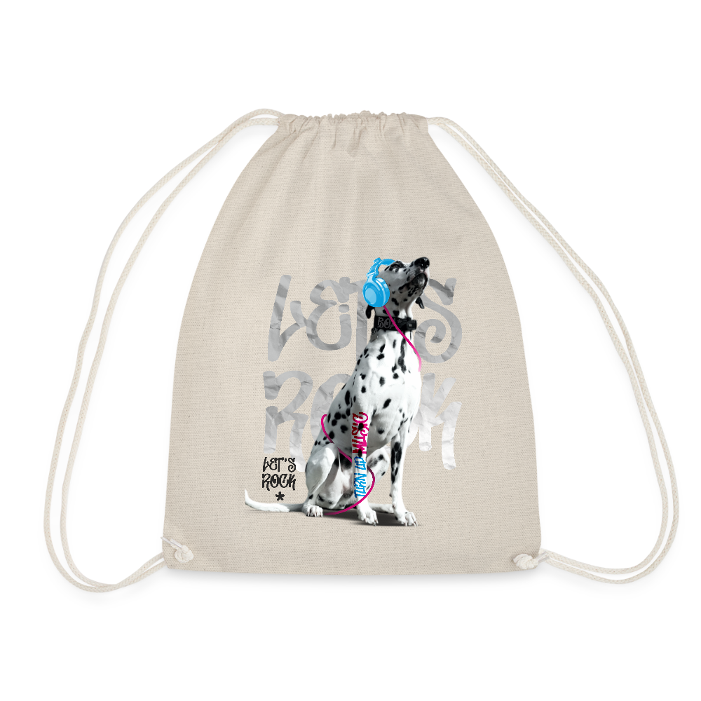 LiNBW. Turnbeutel Dalmatiner Let´s Rock - Natur