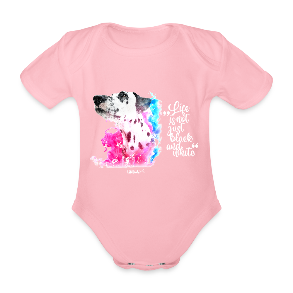 LiNBW. Body Kurzarm Dalmatiner Life is not just black and white - Hellrosa