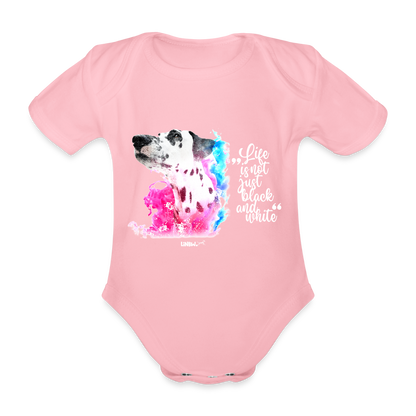 LiNBW. Body Kurzarm Dalmatiner Life is not just black and white - Hellrosa
