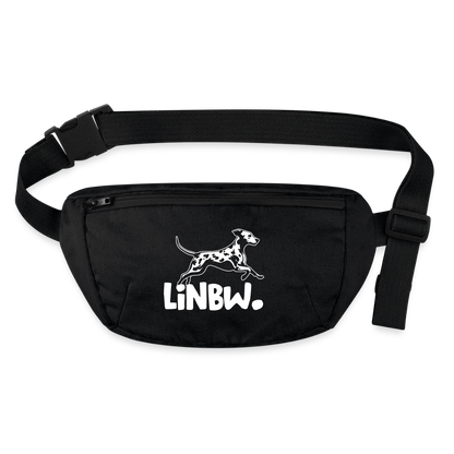 LiNBW. Recycelte Gürteltasche - Schwarz