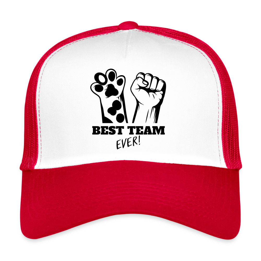 LiNBW. Cap Best Team Ever - Weiß/Rot