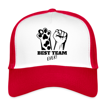 LiNBW. Cap Best Team Ever - Weiß/Rot