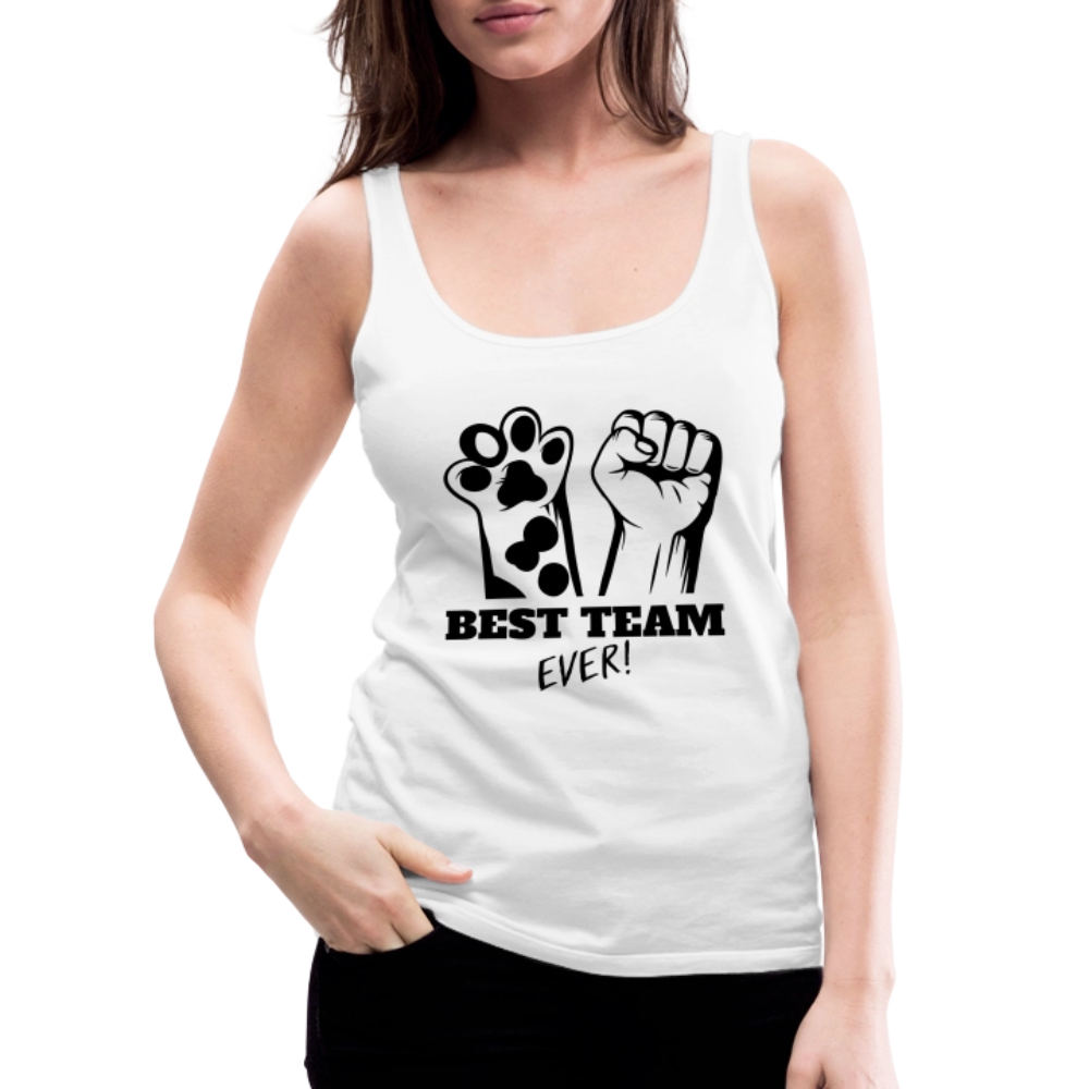 LiNBW. Frauen Tank-Top Best Team Ever - Weiß