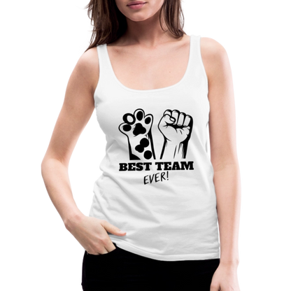 LiNBW. Frauen Tank-Top Best Team Ever - Weiß