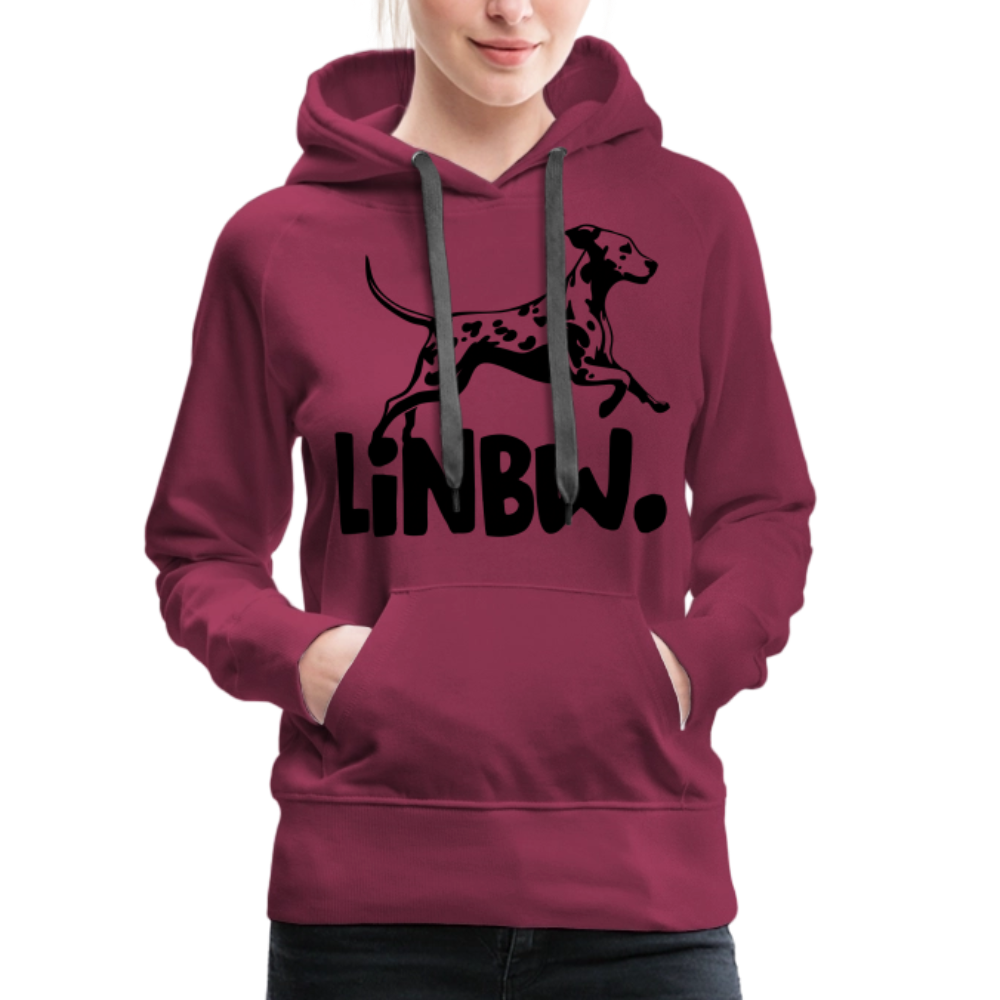 LiNBW. Frauen Hoodie - Bordeaux