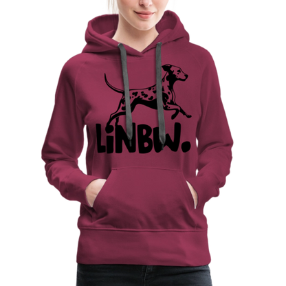 LiNBW. Frauen Hoodie - Bordeaux