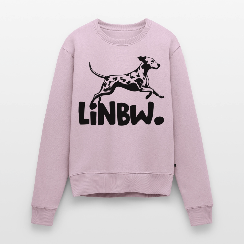 Damen Pullover „LINBW Logo“ – Dalmatiner Design – schwarzer Print 🐾🖤 - Altrosa