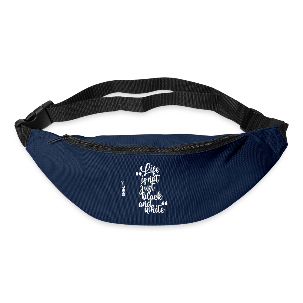 LiNBW. Gürteltasche Life is not just black and white - Navy