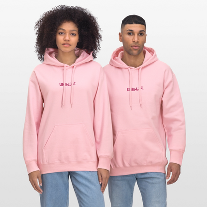 LiNBW. Männer & Frauen Hoodie Life is not just black and white - Hellrosa
