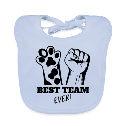 LiNBW. Lätzchen Best Team Ever - sky Blue