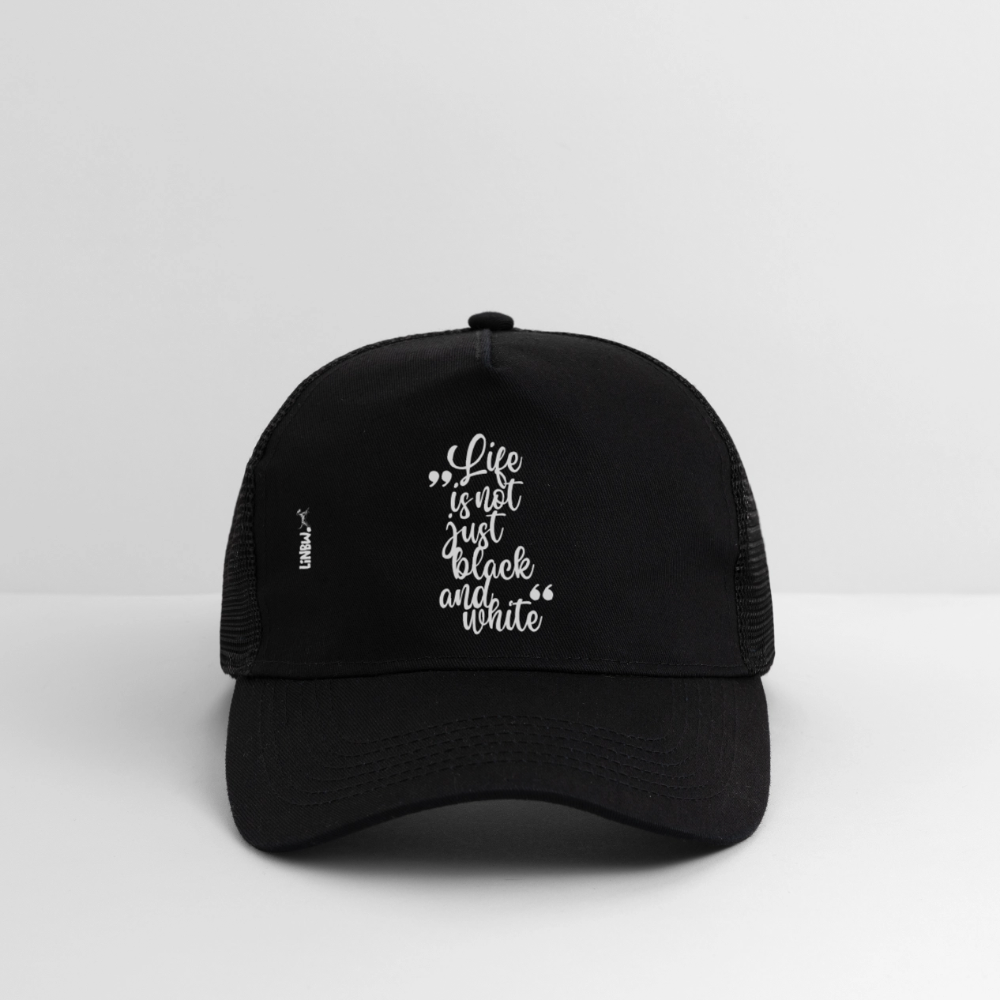 LiNBW. Cap Life is not just black and white - Schwarz/Schwarz