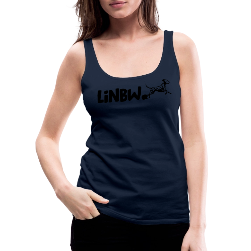 LiNBW. Frauen Tank-Top Life is not just black and white - Navy
