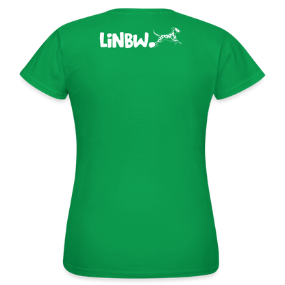 LiNBW. Frauen T-Shirt Life is not just black and white - Kelly Green