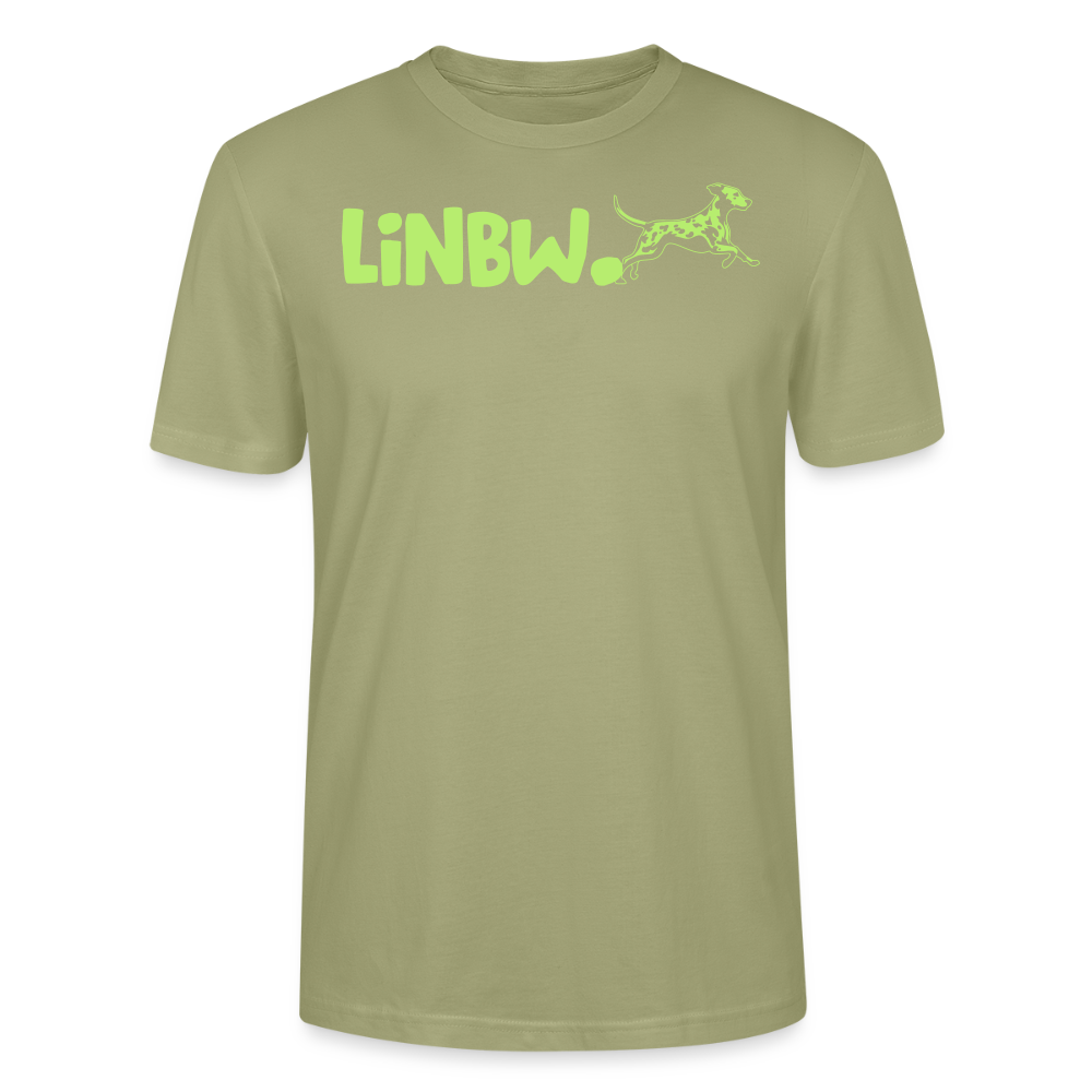 LiNBW. Männer T-Shirt Life is not just black and white - Nebelgrün