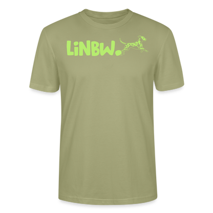 LiNBW. Männer T-Shirt Life is not just black and white - Nebelgrün