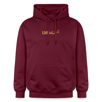 LiNBW. Männer & Frauen Hoodie Life is not just black and white - Maroon