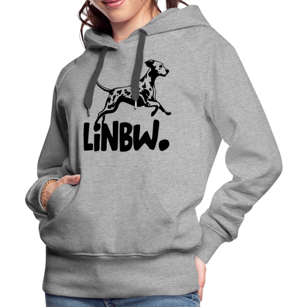 LiNBW. Frauen Hoodie - Grau meliert