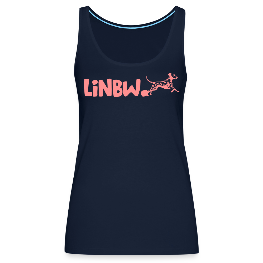 LiNBW. Frauen Tank-Top Life is not just black and white - Navy