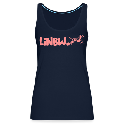 LiNBW. Frauen Tank-Top Life is not just black and white - Navy