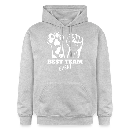 LiNBW. Männer & Frauen Hoodie Best Team Ever - Hellgrau meliert