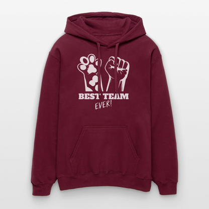 LiNBW. Männer & Frauen Hoodie Best Team Ever - Maroon