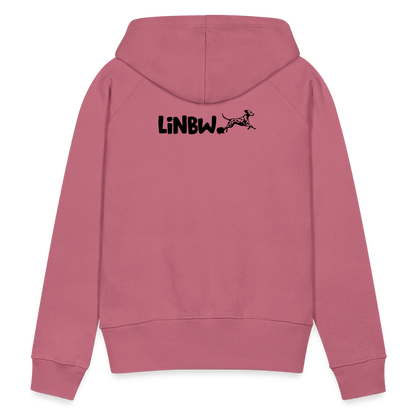 LiNBW. Frauen Hoodie Life is not just black and white - Malve