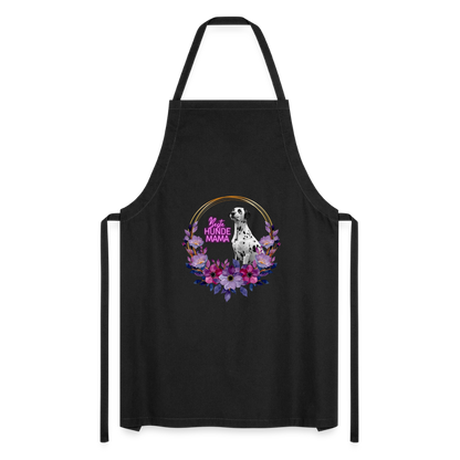 Kochschürze „Beste Hundemama“ – Für die Queen aller Fellnasen - Schwarz