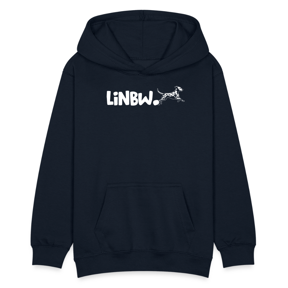 LiNBW. Teenager Hoodie Life is not just black and white - Navy