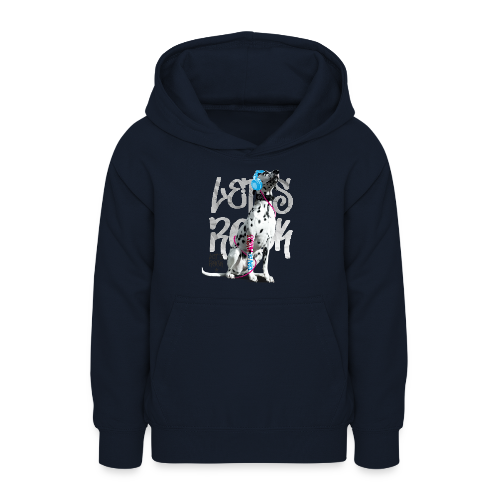 LiNBW. Teenager Hoodie Dalmatiner Let's Rock - Navy