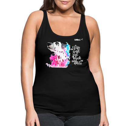 LiNBW. Frauen Tank-Top Dalmatiner Life is not just black and white - Schwarz