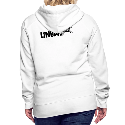 LiNBW. Frauen Hoodie Life is not just black and white - Weiß