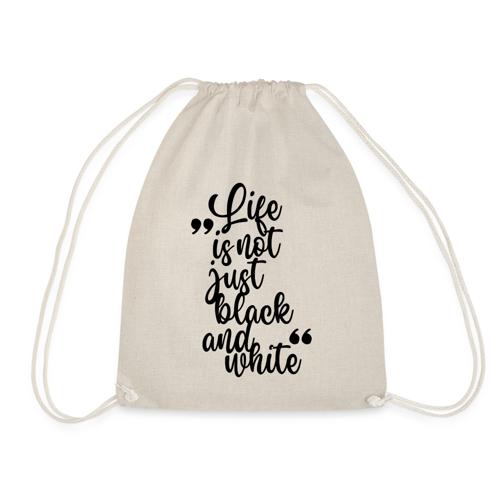 LiNBW. Turnbeutel Life is not just black and white - Natur