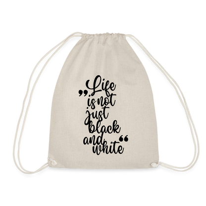 LiNBW. Turnbeutel Life is not just black and white - Natur