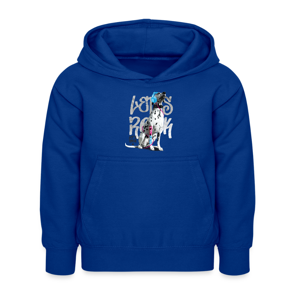 LiNBW. Kinder Hoodie Dalmatiner Let's Rock - Royalblau