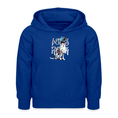 LiNBW. Kinder Hoodie Dalmatiner Let's Rock - Royalblau