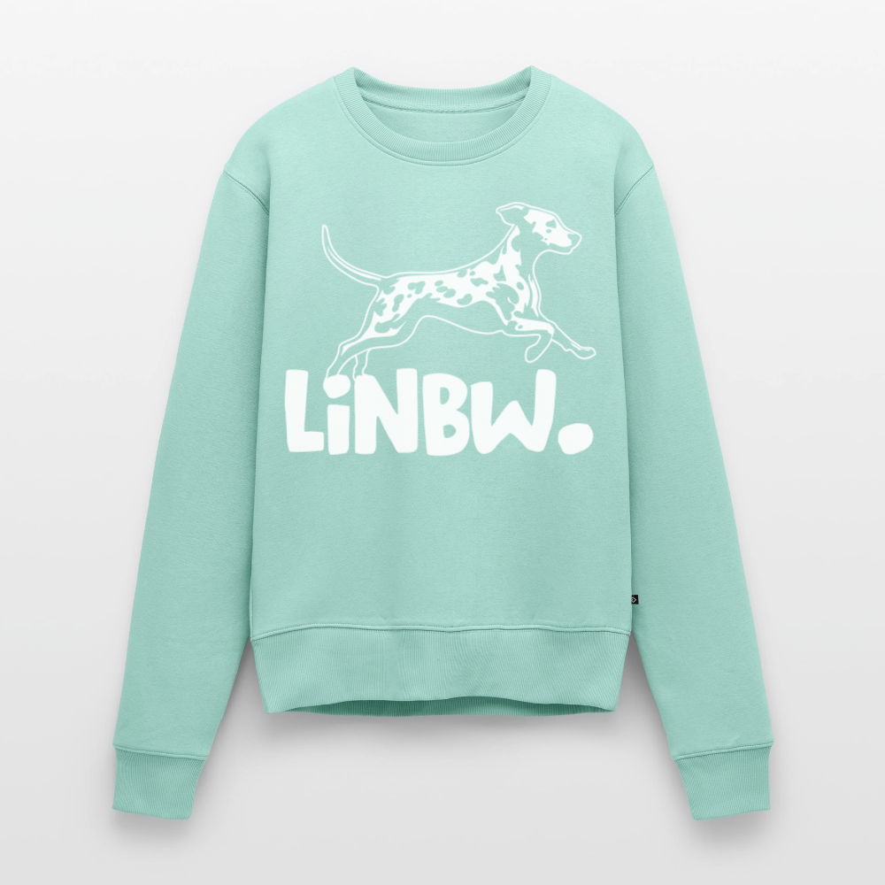 Damen Pullover „LINBW Logo“ – Dalmatiner Design – weißer Print 🐾🤍 - Mint 