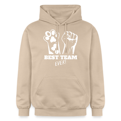 LiNBW. Männer & Frauen Hoodie Best Team Ever - Sand
