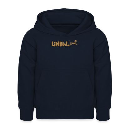 LiNBW. Kinder Hoodie Life is not just black and white - Navy