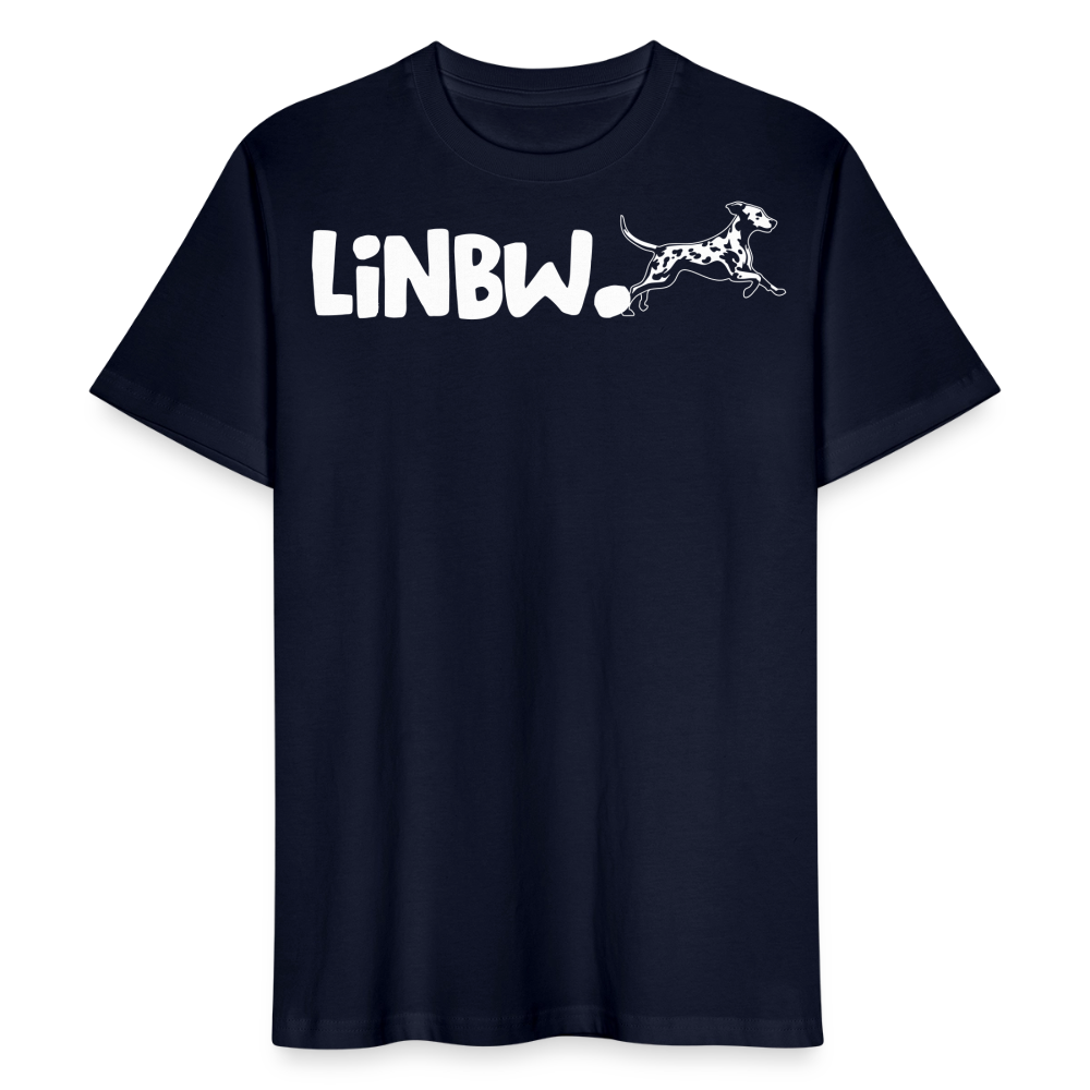 LiNBW. Männer T-Shirt Life is not just black and white - Navy