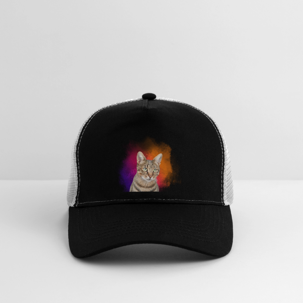 LiNBW. Cap Katze Pedro - Schwarz/Steingrau