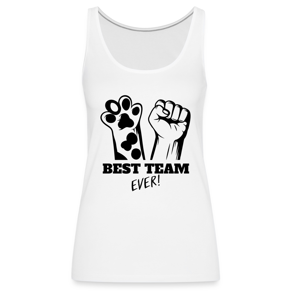 LiNBW. Frauen Tank-Top Best Team Ever - Weiß