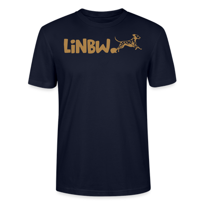 LiNBW. Männer T-Shirt Life is not just black and white - Navy