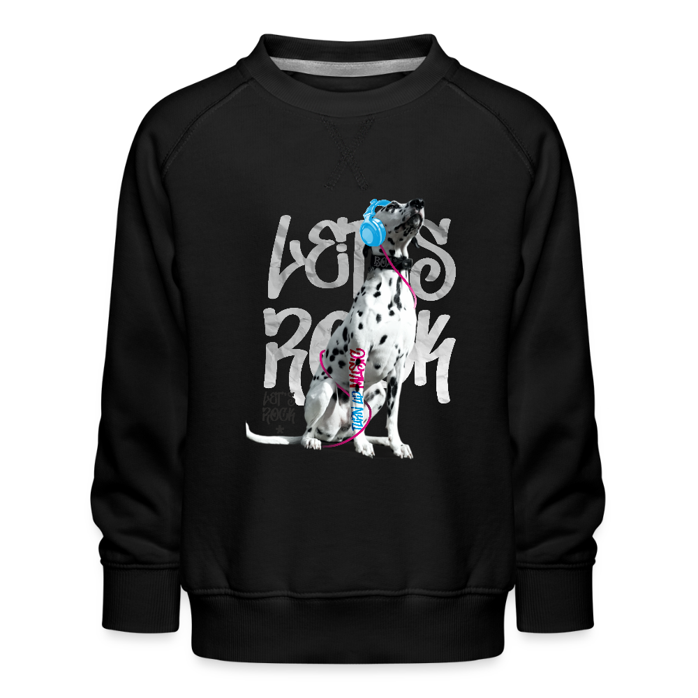 LiNBW. Kinder Pullover Dalmatiner Let´s Rock - Schwarz