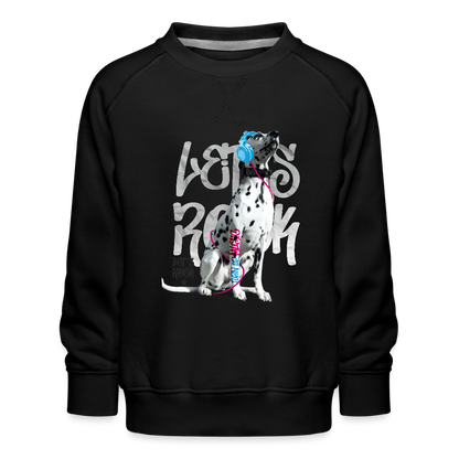 LiNBW. Kinder Pullover Dalmatiner Let´s Rock - Schwarz
