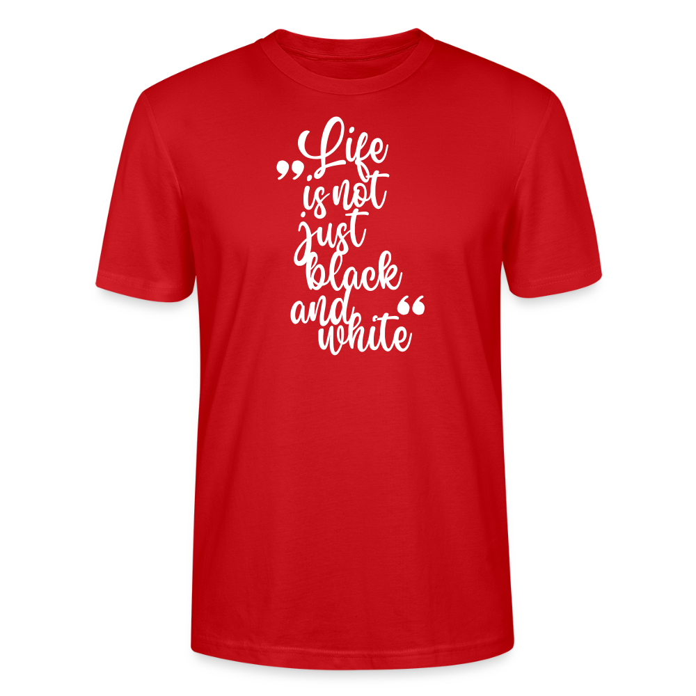 LiNBW. Männer T-Shirt Life is not just black and white - Rot