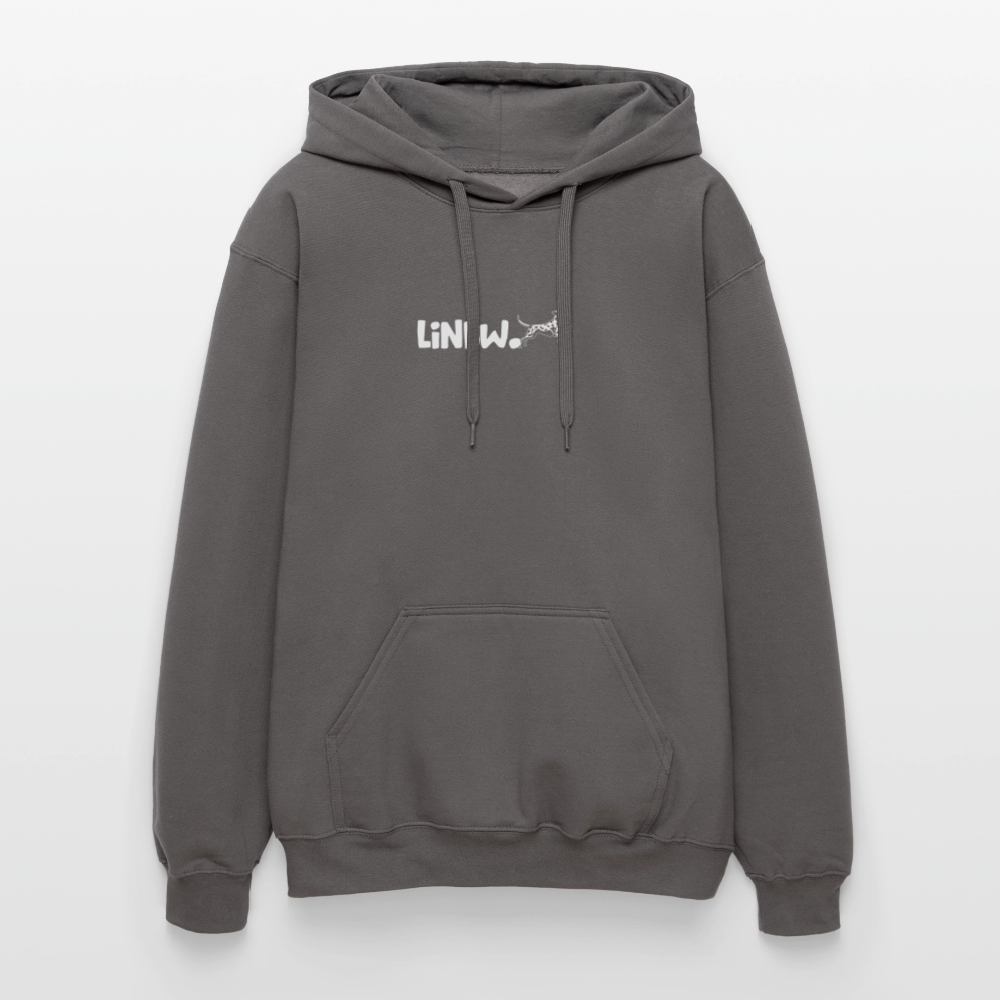 LiNBW. Männer & Frauen Hoodie Life is not just black and white - Dunkelgrau