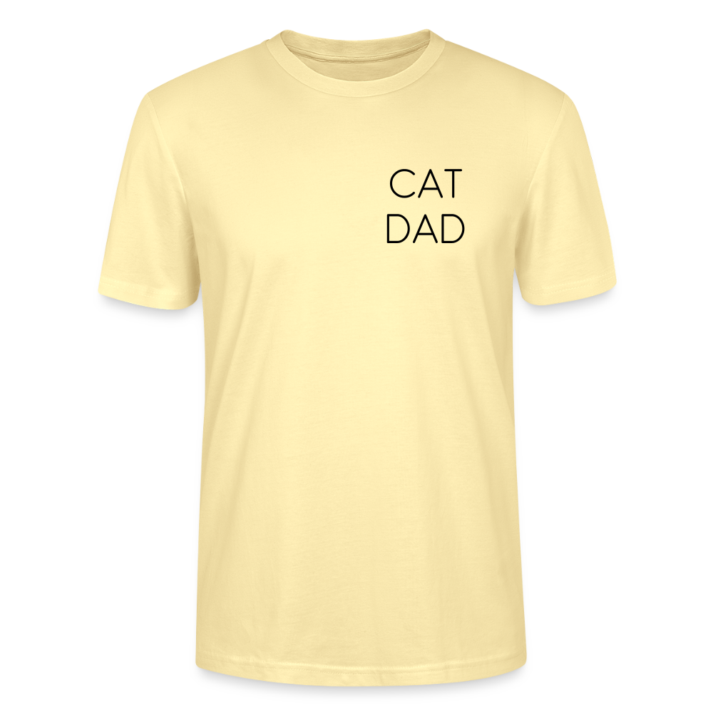 LiNBW. Männer T-Shirt Stolzes Personal einer Katze - Creme