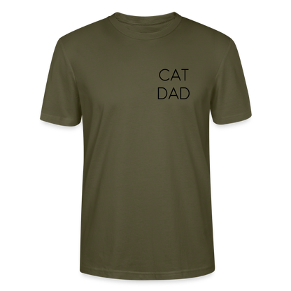 LiNBW. Männer T-Shirt Stolzes Personal einer Katze - Khaki