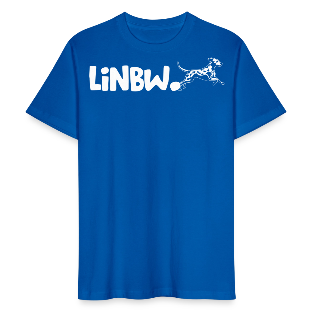 LiNBW. Männer T-Shirt Life is not just black and white - Pfauenblau