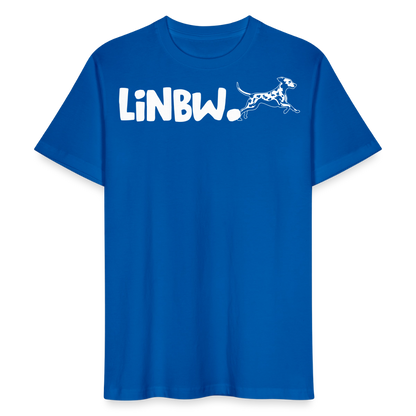 LiNBW. Männer T-Shirt Life is not just black and white - Pfauenblau